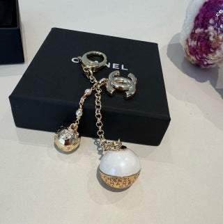 Chanel Timeless Pearl Ball Bag Charm