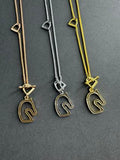 Hermès Equestrian Horse Emblem Layered Necklace