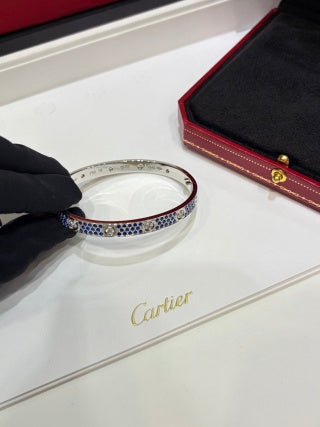 CARTIER Celestia Rainbow Pavé Bangle