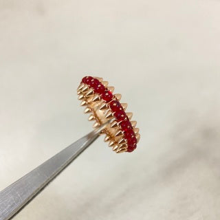 CARTIER Ravina Ruby Spike Ring