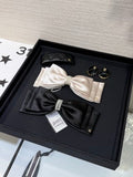 Chanel Romantic Pearl Bow Hair Set