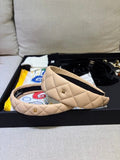 Chanel Beige Quilted Ballet Flats – Elegant Luxury Fashion Shoes
