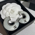 Chanel Pearl Shell Statement Earrings