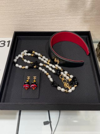Chanel Colorful Bead CC Drop Earrings – Elegant Luxury Fashion Jewelry