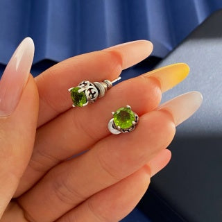 Gucci Verde Crystal Stud Earrings
