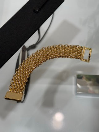 Chanel Gold Chain Statement Bracelet – Elegant Luxury Fashion Jewelry
