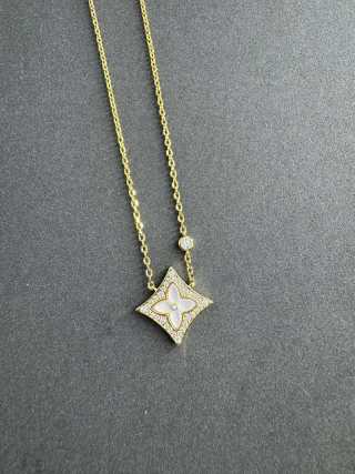 Louis Vuitton Star Blossom Crystal Pendant Necklace