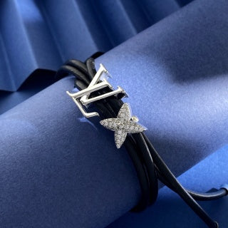 Louis Vuitton Monogram Butterfly Leather Wrap Bracelet