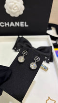 Chanel Radiant Crystal Drop Earrings