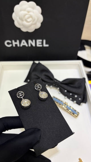 Chanel Radiant Crystal Drop Earrings