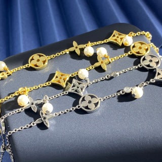 Louis Vuitton Celestial Charm Layered Chain Necklace