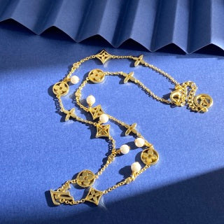 Louis Vuitton Celestial Charm Layered Chain Necklace