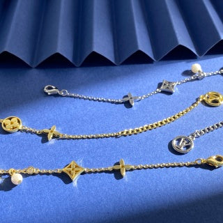 Louis Vuitton Celestial Charm Layered Chain Necklace