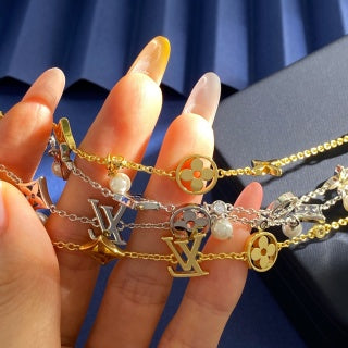 Louis Vuitton Celestial Charm Layered Chain Necklace