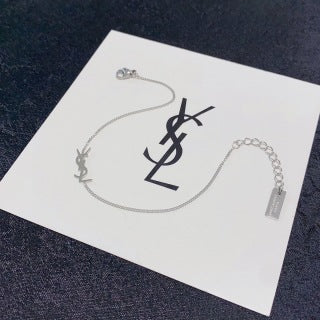 YSL Minimal Tag Chain Bracelet
