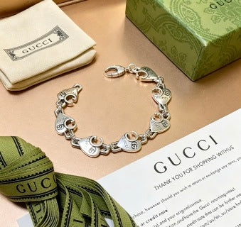 Gucci Interlocking G Horseshoe Link Chain Bracelet