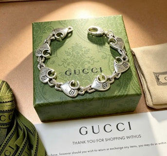 Gucci Interlocking G Horseshoe Link Chain Bracelet