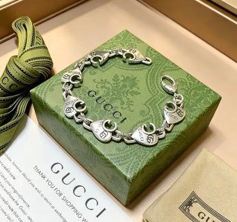 Gucci Interlocking G Horseshoe Link Chain Bracelet
