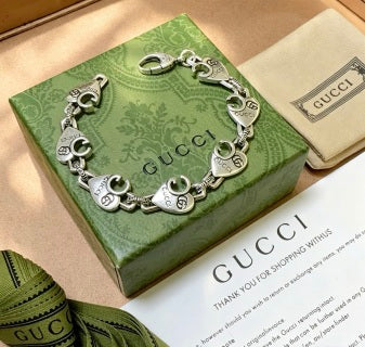 Gucci Interlocking G Horseshoe Link Chain Bracelet