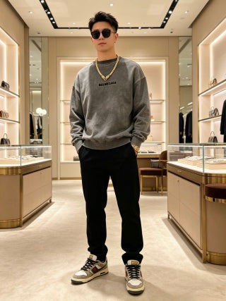 Gucci Interlocking G Snake Chain Pendant Necklace