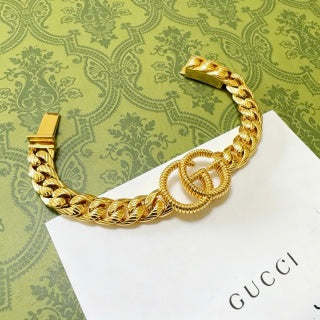 Gucci Interlocking G Twisted Rope Chain Bracelet
