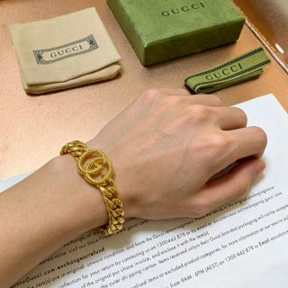 Gucci Interlocking G Twisted Rope Chain Bracelet