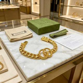 Gucci Interlocking G Twisted Rope Chain Bracelet