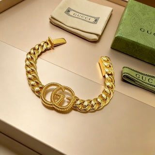 Gucci Interlocking G Twisted Rope Chain Bracelet