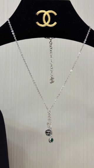 Chanel Elegant Layered Signature Pendant Necklace