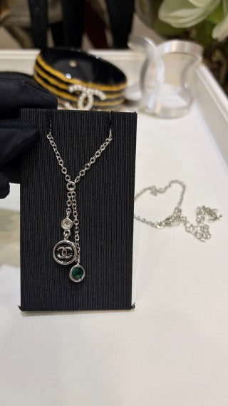Chanel Elegant Layered Signature Pendant Necklace