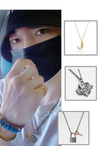 Louis Vuitton Lock Charm Chain Necklace