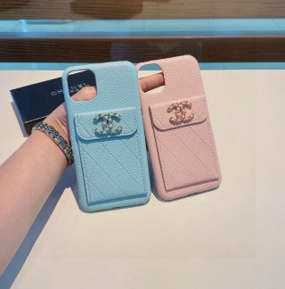 Chanel Pastel Quilted Crossbody Phone Case