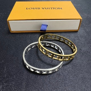 Louis Vuitton Monogram Cutout Cuff Bracelet