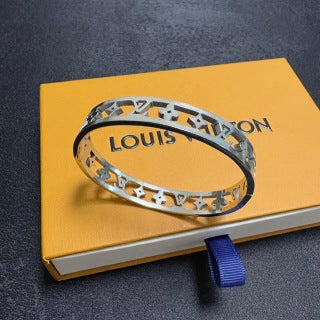 Louis Vuitton Monogram Cutout Cuff Bracelet