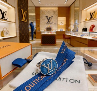 Louis Vuitton Heritage Round Monogram Ring