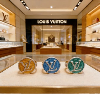 Louis Vuitton Heritage Round Monogram Ring