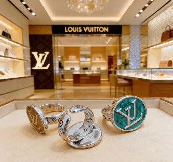 Louis Vuitton Heritage Round Monogram Ring