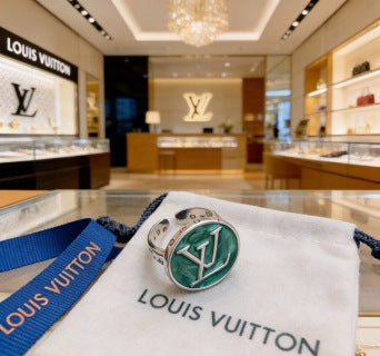 Louis Vuitton Heritage Round Monogram Ring