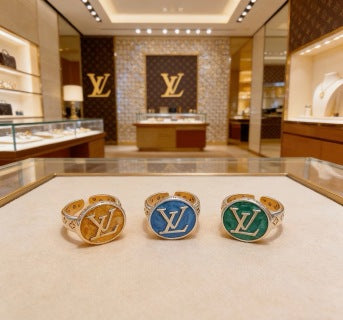 Louis Vuitton Heritage Round Monogram Ring