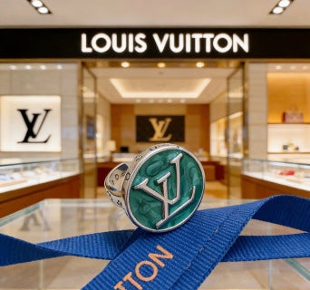 Louis Vuitton Heritage Round Monogram Ring