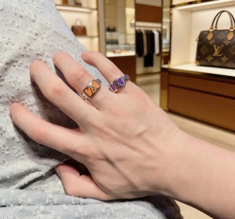 Louis Vuitton Rainbow Monogram Band Ring