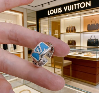 Louis Vuitton Rainbow Monogram Band Ring