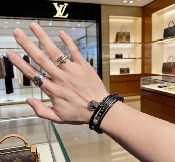 Louis Vuitton Color Accent Monogram Band Ring