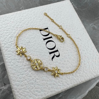 Dior Celestial Star Medallion Charm Bracelet