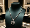 Gucci Interlocking G Medallion Bead Chain Necklace