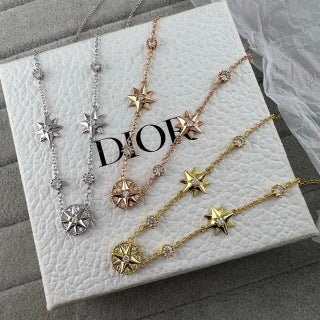 Dior Star Compass CD Pendant Necklace