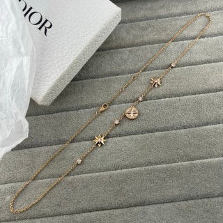 Dior Star Compass CD Pendant Necklace