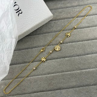 Dior Celestial Star Compass Layered Necklace
