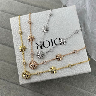 Dior Star Compass CD Pendant Necklace