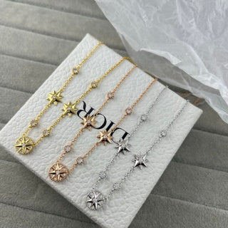 Dior Celestial Star Compass Layered Necklace
